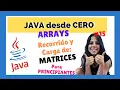 MATRICES TRAVERSING AND LOADING JAVA for BEGINNERS COMPLETE COURSE