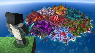 Surviving EVERY Minecraft Infection Mod at Once