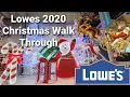 Lowes 2020 Christmas Decorations Store Walk Through