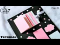 Scrapbook Tutorial Page 10 Flower Frame Handmade gift making Scrapbook making ideas S Crafts