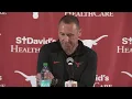 Steve Sarkisian s opening statement at press conference before spring practices