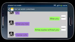 Straight No Chaser Featuring Kristen Bell Text Me Merry Christmas Lyric Video 