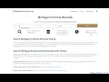 Michigan Criminal Records Arrest Public Search Online Free