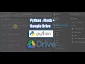 Part 6 1 Python Flask Google Drive files list