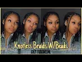 HOW TO Knotless Beads DIY Tutorial