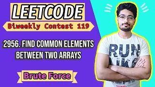 2956 Find Common Elements Between Two Arrays
