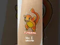 How to facepaint cute Charmander pokemon