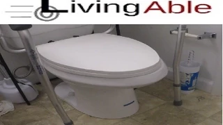 Toilet safety rails installed in 5 minutes