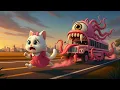 Download Lagu 😱👁️The kitten suddenly encountered a mutated big eyed school bus!🐱💥 #ai #story #catshorts #aicat