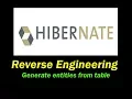 Generate hibernate entities from table using eclipse