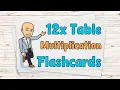 12 Times Table Flashcards 12x Multiplication Flash Cards Ten Minute Teach