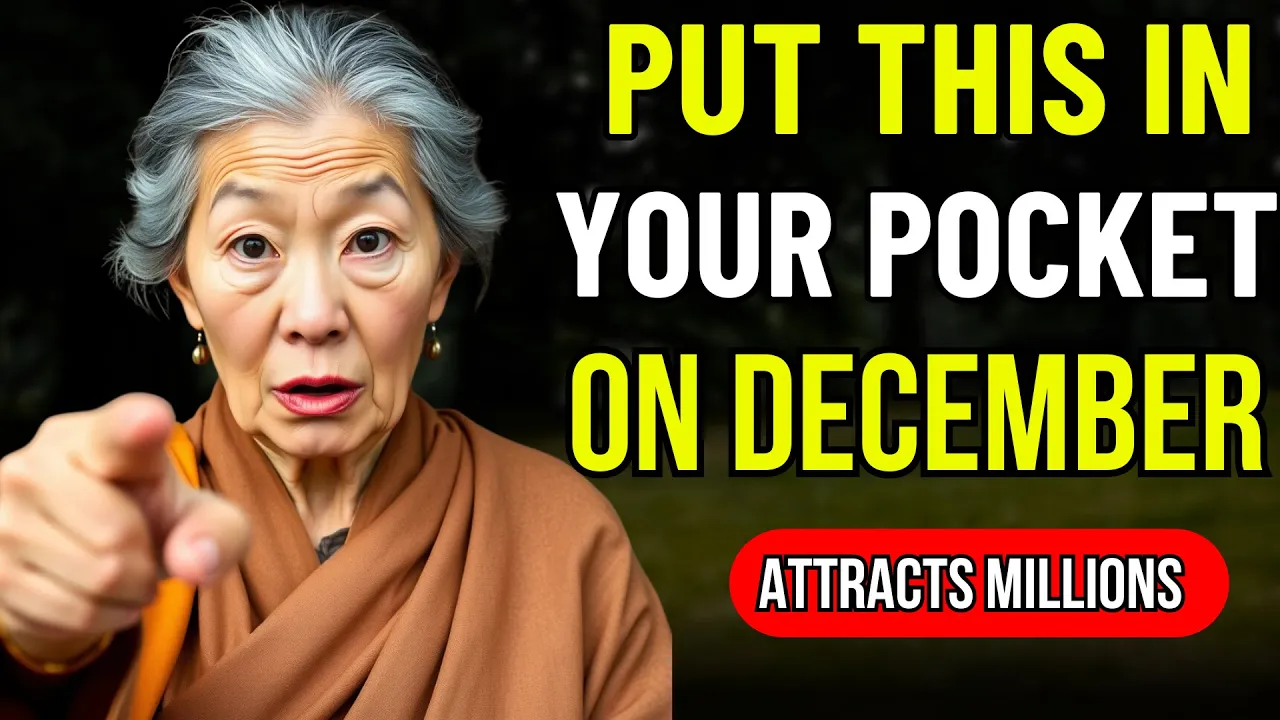 Outline Video If you KEEP this in POCKET on DECEMBER, your MONEY problems will end | Buddhist Teachings