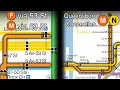 NYC Subway Map Edits F via 53 M via 63 The Queensboro Connection Timelapse - Experimental Map
