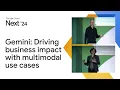 Download Lagu What's next with Gemini: Driving business impact with multimodal use cases