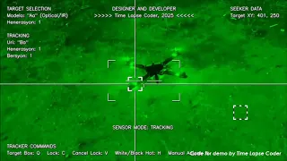Testing an anti-drone IR optical tracking system OpenCV Python Object Tracking