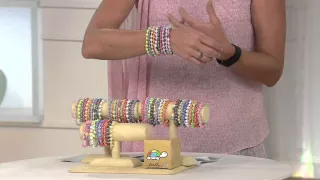 Trrtlz Set of 10 Stretch Animal Bracelets on QVC