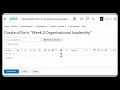 How to create content using HTML editor including images in D2L BrightSpace IDL 7140