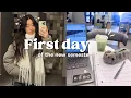 First day of school spring semester new classes first year Binghamton University