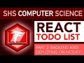 11 Creating a React Todo List Part 2