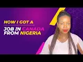 From Nigeria to Canada My Journey to Landing a Job Using Canada Job Bank
