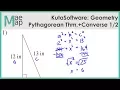 KutaSoftware Geometry - The Pythagorean Theorem And Its Converse Part 1