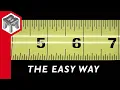 How to Read a Tape Measure - REALLY EASY