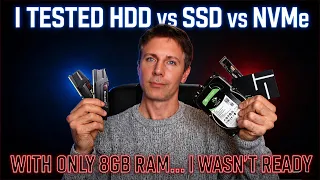 I Tested HDD vs SSD vs NVMe With Only 8GB RAM for Gaming… I Wasn’t Ready