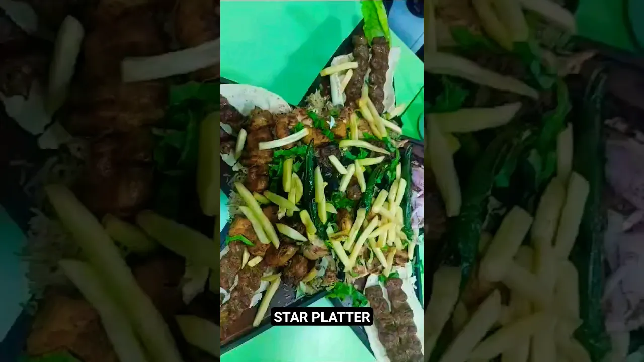 Star platter amazing taste #livelycooking #food #platter #bbq #bbqlovers