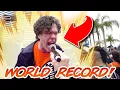 Download Lagu World Record KAMEHAMEHA with Sean Schemmel (Goku Voice Actor)