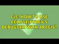 GIS How to use s debugger with ArcGIS