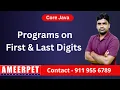 Program to Print First and Last Digits Sum of First and Last Digits and Biggest By Srinivas