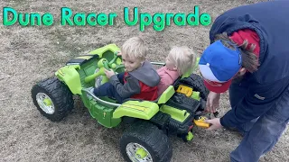 Dune Racer Power Wheels Upgrade Battery Motors and Gearboxes