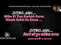 Download Lagu Milne Ki Tum Koshish Karna Karaoke With Scrolling Lyrics Eng. \u0026 हिंदी