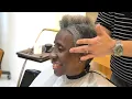 Download Lagu My 60 Year Old Mom Gets Her Hair Washed, Permed \u0026 Styled in Korea