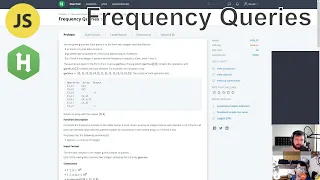 Medium Frequency Queries Hackerrank javascript dictionaries
