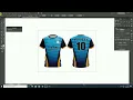 Creating Sublimation Print File From a Jersey Mockup | Adobe Illustrator Tutorials