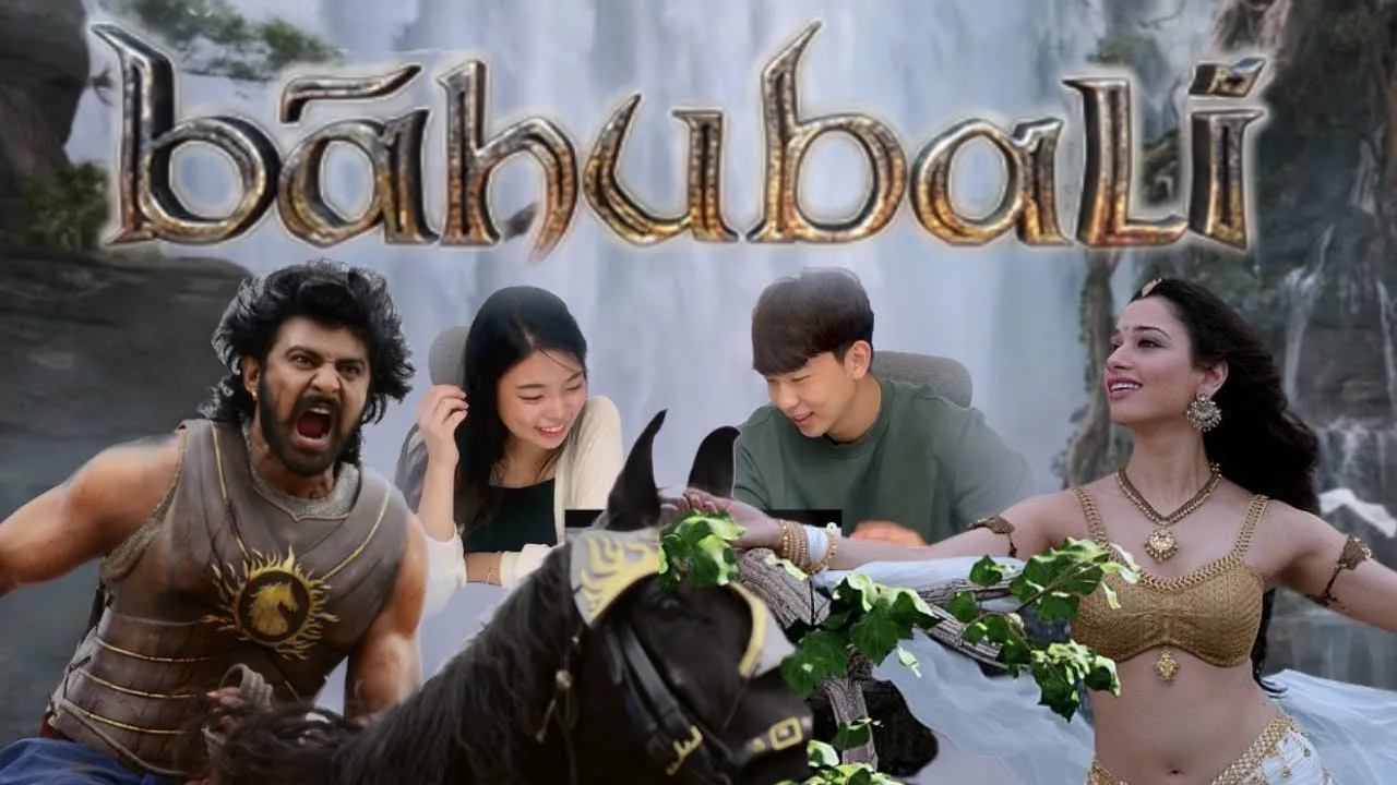 Korean react on bahubali movie scene | channel raid 🔥