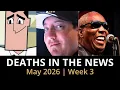 Who Died This Week May 2026 Celebrity Deaths More