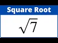 Square root of 7