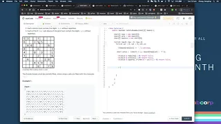 leetcode q36 Valid Sudoku Java