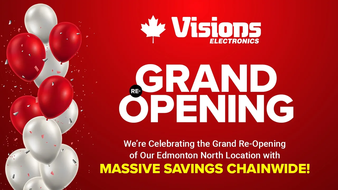Visions Electronics — Visions Electronics — Grand Re-Opening Sale (YouTube video ad)