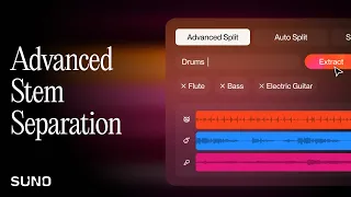 how to use advanced stem separation on suno