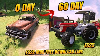swaraj 963 fe mod free download link fs22 1 day indian tractor mods jungle no mans land fs22