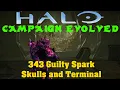 Halo Campaign Evolved All skulls and terminals in 343 Guilty Spark level 6