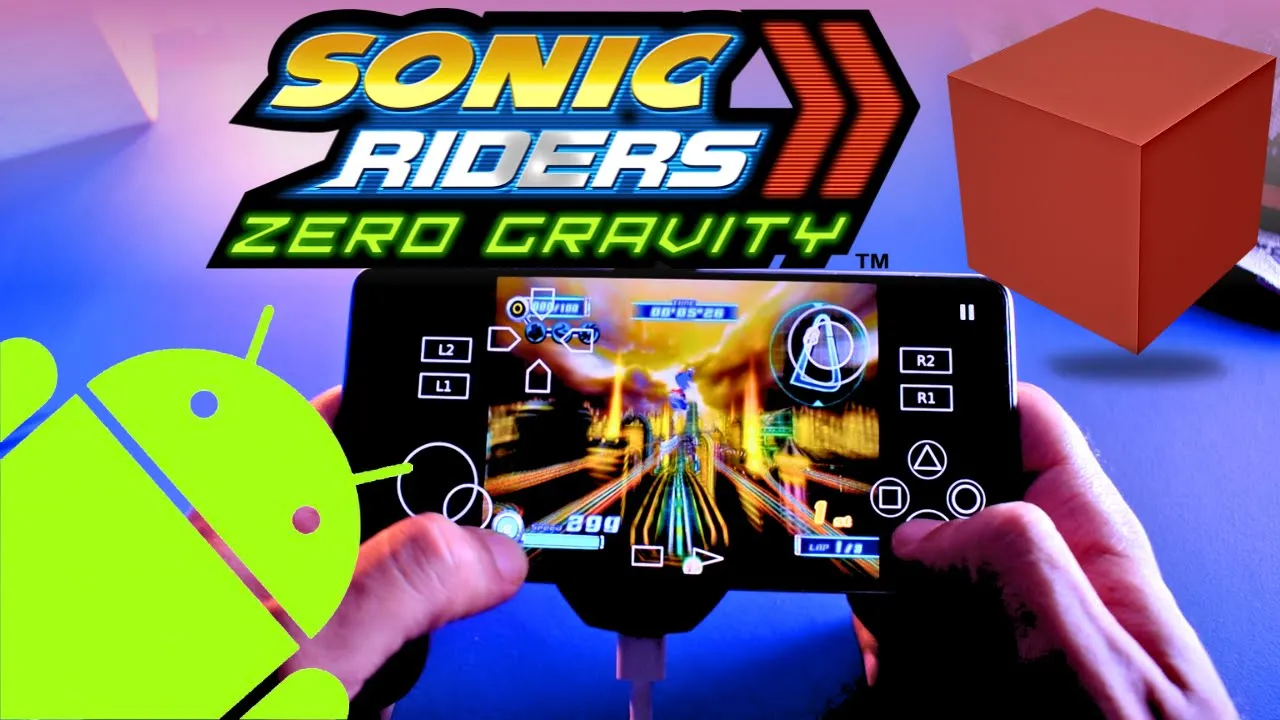Sonic Riders Zero Gravity Android Gameplay | PS2 Emulator Android | Nethersx2 Android