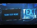 GLOW SCAN TEXT TUTORIAL - Free Xml Preset alight motion