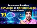 Document Loaders CSVLoader and DirectoryLoader in LangChain Generative AI By Mithilesh Yadav