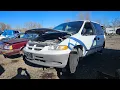 1998 Dodge Caravan at U-Pull Salvage Yard in Iowa