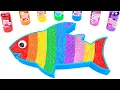 Download Lagu Satisfying Video | DIY How To Make Rainbow Fish Bathtub From Mixing Glitter Slime Cutting ASMR #8