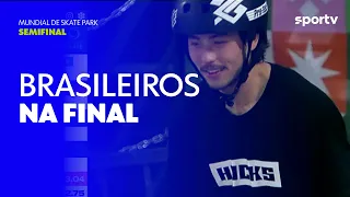 BRASILEIROS COM NOTÃO NO MUNDIAL DE SKATE PARK! | MELHORES MOMENTOS | sportv